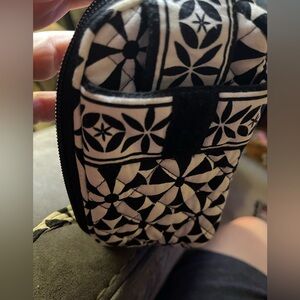 Stephanie Dawn Black & White Patterned wallet/phone case